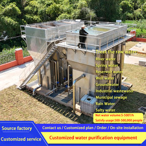 Purificador de Agua a Gran Escala para Ríos, Pozos, Manantiales y Agua de Montaña con Bomba y PLC, Máquina de Tratamiento de Agua de 130T/Hora - Product Image 3