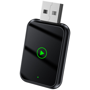 Black <b>Plug</b> & Play Carplay Wireless <b>Adapter</b> 2 in 1 Wireless CarPlay & Android Auto <b>Adapter</b> for Factory Infotainment Upgrade - Product Image 1