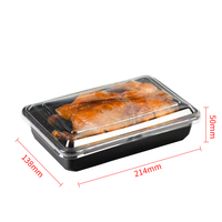 Lesui jetable 2000ml Vente en gros Boîte à lunch écologique à emporter pour micro-ondes Contenants alimentaires