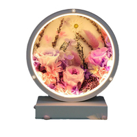 520 Geschenk-Set mit ewiger Blumen-Tischlampe, Neujahrs-DIY-Materialpaket, Blumenköpfe, Geschenk, Großhandel, nicht verwelkende Rosen