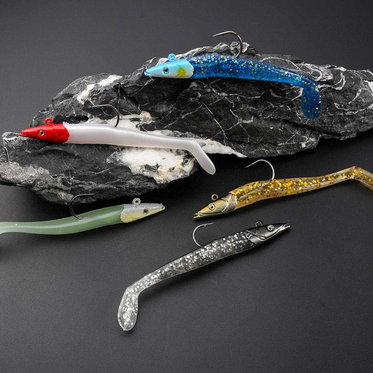 Mixed color 5 pcs (plastic five-grid box)