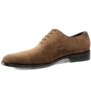 Zapatos de Cuero de Alta Calidad para Hombre, Estilo Británico, Mocasines Hechos a Mano con Cuero Genuino, Transpirables y Cómodos - Product Image 1
