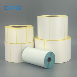 Rouleau d'étiquettes thermiques de 4x4 pouces, 120 g/m², haute sensibilité, en gros, pour l'étiquetage des produits alimentaires et le commerce de détail - Product Image 1