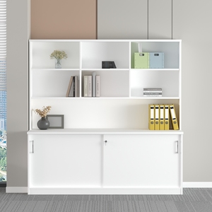 Chất lượng cao văn phòng nội các tập tin lưu trữ bằng gỗ Tủ hồ sơ với khóa kim loại tủ đồ nội thất văn phòng - Product Image 3