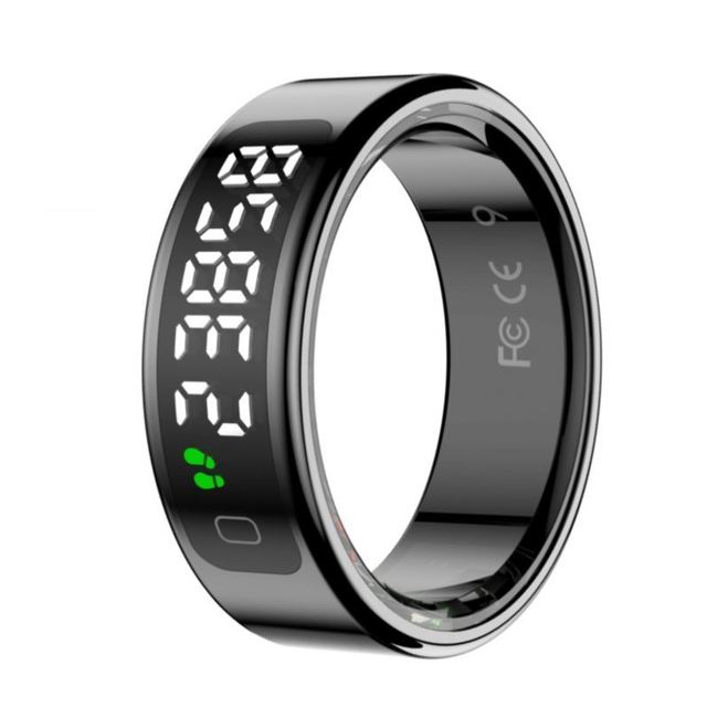 Manufacturer OEM Muslim Prayer Vibration R11M Smart Ring Touch Display Screen Fitness Health Tracker Men Smart Ring