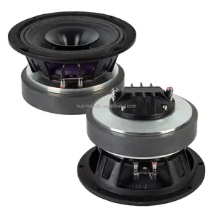 650-044 Cheap In Stock 6.5 Inch Ferrite Coaxial Speaker RMS 200W Woofer Tweeter Line Array Surround Sound System Coaxial Speaker