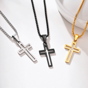 Collana con Ciondolo Unisex, Gioielli Semplici e alla Moda per Donne e Uomini - Product Image 1