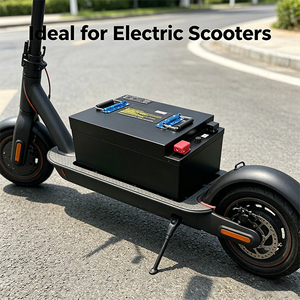 แบตเตอรี่ลิเธียมสำหรับรถจักรยานยนต์ EU 10000W 2000W 48V 60V 72V 75Ah-100Ah สำหรับสกู๊ตเตอร์และรถสามล้อ พร้อมระบบ BMS และ GPS - Product Image 1