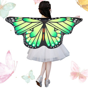 Children Butterfly Cape 118x48cm Printed Wings Decorative <b>Costume</b> For Kids Outdoor Play - Product Image 3