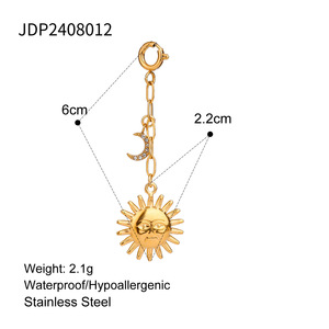 Boyi เครื่องประดับหัวเข็มขัดบิกินี่ทำจากสเตนเลสสตีลแบบ DIY สไตล์ยุโรปและอเมริกา - Product Image 6