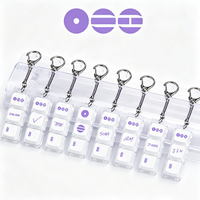 KPOP Fidget Keycap Keychain Mechanical Keyboard Keycap Keychain RM SUGA J-Hope JIMIN JK V Bag Charm Fans Collection Pendant