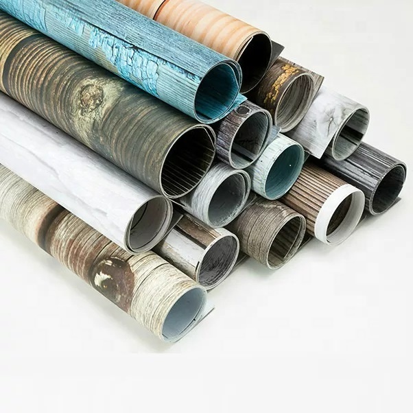 58*88cm Food Photography Marble Backdrop Paper Waterproof Wood Grain Double Sided Studio Seamless Photo Background Paper