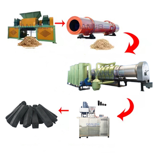 Máquina Eficiente para la Producción de Carbón de Cáscara de Palma, Línea de Máquinas para Formar Briquetas de Carbón - Product Image 1