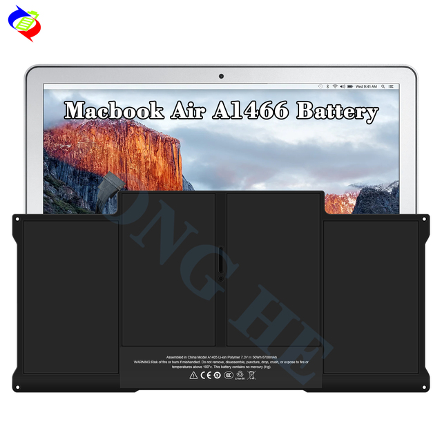 6700MAH Genuine A1405 Battery for MacBook Air 13" A1496 Mid 2012 2013 Early 2015