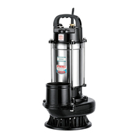 Pompe submersible haute pression robuste et durable, modèle QDX, OEM, anti-colmatage, 2 CV, pour eau propre, idéale pour le drainage des chantiers de construction
