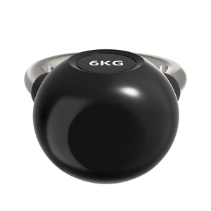 Logo personalizzato in ghisa pesi liberi palestra forza allenamento corpo a forma di acciaio manico in gomma ghisa kettlebell con impugnatura