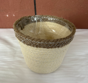 Round Woven Seagrass Hanging <strong>Plant</strong> Flower Pot Water Hyacinth Storage <strong>Basket</strong> <strong>for</strong> Outdoor - Product Image 2