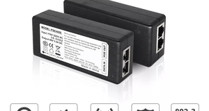 อะแดปเตอร์อีเธอร์เน็ตหัวฉีด1A POE 48V กล้อง IP แหล่งจ่ายไฟปลั๊ก EU อะแดปเตอร์ <span class=keywords><strong>CCTV</strong></span> รักษาความปลอดภัย - Product Image 6