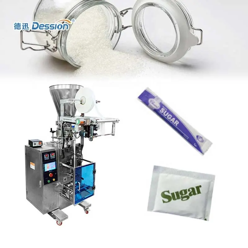 5g small hotel granulated stick sugar packing machine sachet