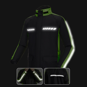 Waterproof Motorcycle <strong>Raincoat</strong> and Pants <strong>Nylon</strong> Poncho Rain Gear for Outdoor Riding &amp; Fishing in Rainy Weather - Product Image 3