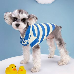Livraison rapide Vêtements d'été pour chiens Polo rayé ventilé à deux pattes pour chiens de petite, moyenne et grande taille - Product Image 6