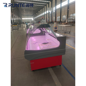 Siêu thị thương mại Deli hiển thị tủ lạnh góc tươi thịt và cá Showcase với LED ánh sáng butcher truy cập - Product Image 3