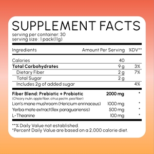 Té Instantáneo de Yerba Mate Sin Azúcar de Marca Propia, Bebida Energética Rica en Probióticos para la Concentración y el Control de Peso, en Bolsa - Product Image 2