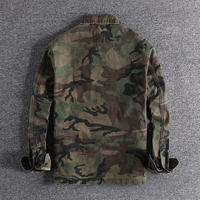 Blouson Bomber Homme en Coton Respirant et Écologique, Design Tendance Personnalisé, Idéal pour l'Automne et la Chasse en Extérieur, Motif Camouflage, Vente en Gros