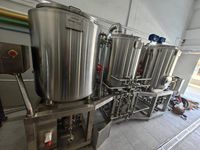 Machine de brassage artisanal 50L/100L avec chauffage électrique, pompe à pression, moteur, cuve de fermentation en acier inoxydable SUS 304 et cuivre rouge