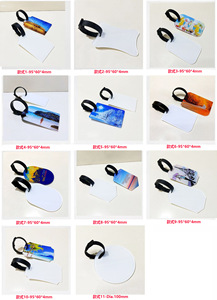 Cá tính chống thả Ba lô <span class=keywords><strong>tag</strong></span> DIY in nhiệt chuyển trống acrylic nhựa hành lý <span class=keywords><strong>tag</strong></span> biểu tượng tùy chỉnh - Product Image 3