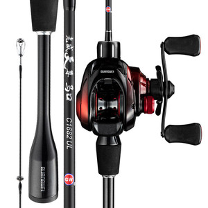Caña de Pescar Gw Guangwei Tianzun Makou UL de 168 cm con Punta Sólida de Fibra de Carbono para Pesca de Lubina - Product Image 3