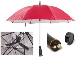 Paraguas Multifuncional de Alta Calidad con Ventilador Solar Anti-UV, Impermeable, con Pulverizador de Agua - Product Image 2