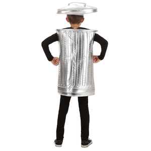 Disfraz <span class=keywords><strong>de</strong></span> Basurero Personalizado para Niños y Adultos, Disfraz <span class=keywords><strong>de</strong></span> Basurero Plateado para Halloween, Cosplay, Disfraces para Fiestas <span class=keywords><strong>de</strong></span> Disfraces - Product Image 2
