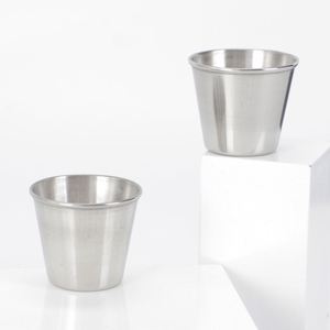 Gobelet à liqueur, cocktail, bière, jus, shot, en acier inoxydable 304, durable, classique, incassable, personnalisable, 30-500 ml - Product Image 3