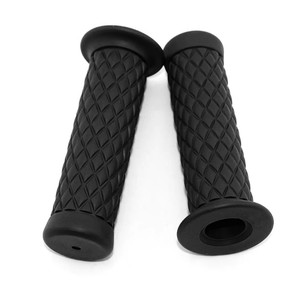 Poignées de guidon universelles antidérapantes en caoutchouc Mocell 7/8" 22mm 24mm pour moto, confortables et ergonomiques - Product Image 1