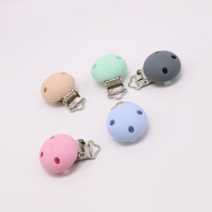 Divertido muñeco de silicona titular chupete Cadena de chupete de bebé Clip - Product Image 2