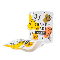 Sachets Mylar personnalisés imprimés, scellables, laminés, de qualité alimentaire, découpés sur mesure, transparents, de forme spéciale, avec trou de suspension pour le sucre