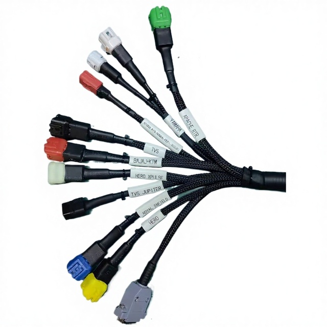 11in1 Motorcycle OBD Code Reader Fault Detection Cable Diagnosis Tool connector BS-VI India Euro 5 for hero for Bajaj Pache TVS