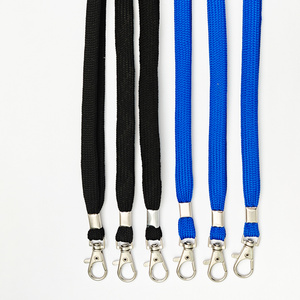 <span class=keywords><strong>Cordon</strong></span> tubulaire en polyester noir et bleu pour <span class=keywords><strong>porte</strong></span>-<span class=keywords><strong>badge</strong></span>, <span class=keywords><strong>pas</strong></span> <span class=keywords><strong>cher</strong></span>, vierge, <span class=keywords><strong>avec</strong></span> mousqueton, pour sublimation - Product Image 4