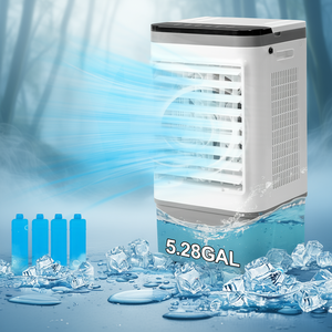 Enfriador de Aire Portátil de Plástico de 5.28 Galones, Enfriador de Aire Doméstico Independiente con Alimentación Eléctrica - Product Image 2