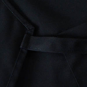 Delantal de Cocina Duradero y Ajustable con Cuello Tipo Corbata, Amplios Bolsillos Delanteros Dobles, Botón Metálico Decorativo, Uniforme de Trabajo - Product Image 6