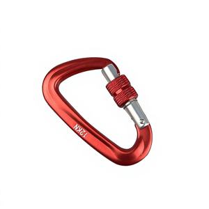 Crochet rapide de type D en aluminium aéronautique 7075, 12KN, pour l'escalade en plein air, mousqueton de sécurité pour balançoire - Product Image 2
