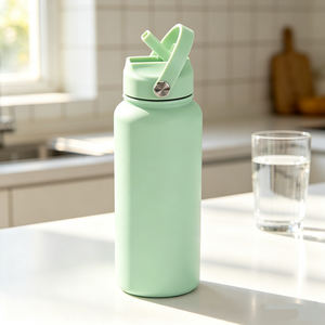<span class=keywords><strong>Botella</strong></span> de Agua Aislada Económica con Boquilla de Apertura Rápida, Sistema de Tapa Múltiple a Prueba de Fugas, Logotipo Personalizado, Regalo - Product Image 6