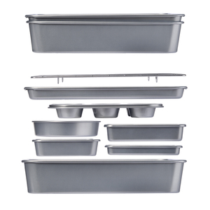 Juego de Utensilios para Hornear Apilables de 8 Piezas, Antiadherentes, de Acero al Carbono, Resistentes, Ecológicos, Fáciles de Desmoldar, Aptos para Lavavajillas - Product Image 4