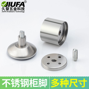 Jiufa Stainless Steel Cabinet <b>Legs</b> Adjustable Furniture Support Multiple Sizes - Product Image 5
