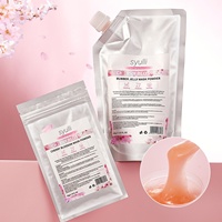 Masque en poudre éclaircissant et matifiant Sakura Jelly Premium Peel-Off à la fleur de cerisier, personnalisable avec votre logo