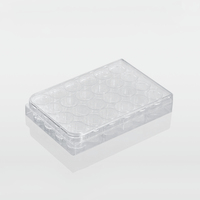 Placa de reacción de pozo profundo de laboratorio, placa de cultivo celular, placa transparente desechable de 96 pocillos para cultivo celular de bacterias