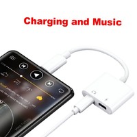 Adaptador de Audio Digital Dual USB C para Carga Simultánea y Escucha de Música para Samsung, iPhone y Otros Teléfonos Celulares