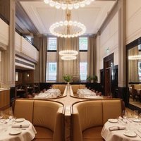 Banquettes en forme de croix personnalisées, sièges de restaurant européen, banquettes de restauration rapide, mobilier de cafétéria