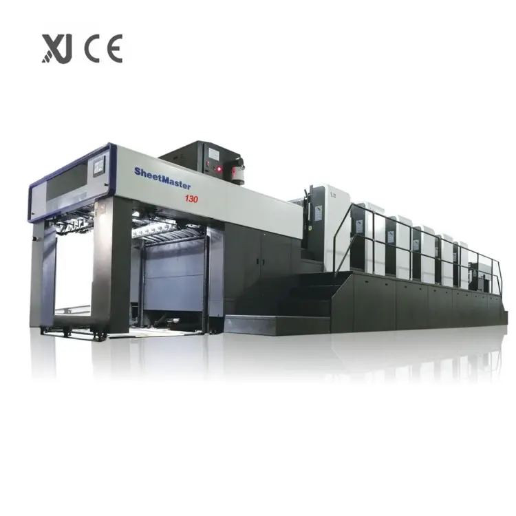Лучшие продажи XJ130-5 пять цветов большого размера потребительских товаров упаковочная печатная машина